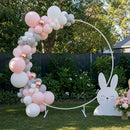 2M Wedding Hoop Round Circle Arch Backdrop Flower Display Stand Frame Background-3
