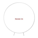 2M Wedding Hoop Round Circle Arch Backdrop Flower Display Stand Frame Background-12