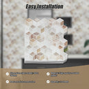 Tiles 3D Peel and Stick Wall Tile Shell Mosaic 10 Sheets-9