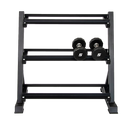 Dumbbell Rack Storage Stand Hex Weight Heavy Duty 3 Tier Wide Home Gym Fitness-2