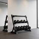 Dumbbell Rack Storage Stand Hex Weight Heavy Duty 3 Tier Wide Home Gym Fitness-7