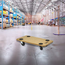200kg Heavy Duty Hand Dolly Furniture Wooden Trolley Cart Moving Platform Mover-1