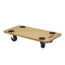 200kg Heavy Duty Hand Dolly Furniture Wooden Trolley Cart Moving Platform Mover-5