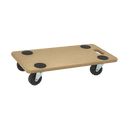 200kg Heavy Duty Hand Dolly Furniture Wooden Trolley Cart Moving Platform Mover-7