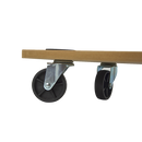 200kg Heavy Duty Hand Dolly Furniture Wooden Trolley Cart Moving Platform Mover-8