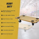 200kg Heavy Duty Hand Dolly Furniture Wooden Trolley Cart Moving Platform Mover-12