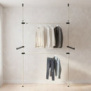 Heavy Duty Adjust Clothes Rail Storage Garment Shelf Hanging Display Stand Rack-6