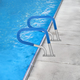 Swimming Pool Hand Rail Step Grab Rail 76.2x55.8cm with Drill Bit - 0