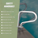 Swimming Pool Hand Rail Step Grab Rail 76.2x55.8cm with Drill Bit-9