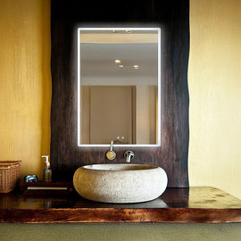 Smart Mirror Bathroom Vanity LED Lighted Wall Mirror 800x600mm - 0
