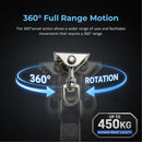 360 Degree Swivel Swing Hanger with Stainless Steel Hook for Ceiling Heavy Duty Hanging Gym Equipment-10