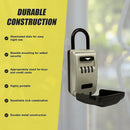 Security 4 Digit Combination Cable Lock Box With Luminous Dials-3