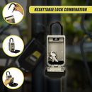 Security 4 Digit Combination Cable Lock Box With Luminous Dials-5