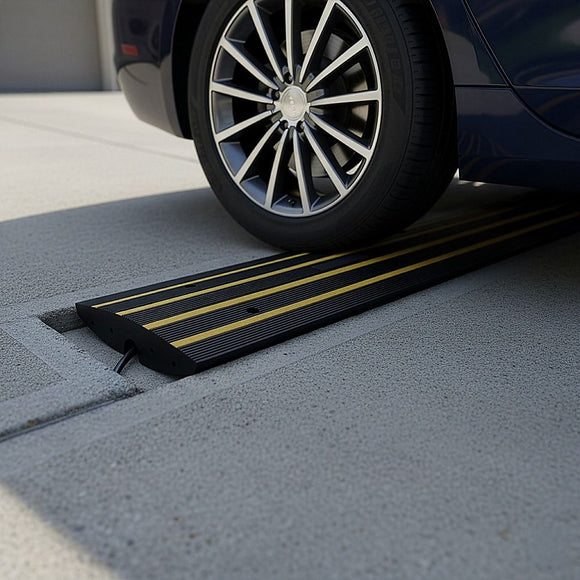 Car Driveway Curb Ramp Rubber 10,000 Kg Industrial Capacity