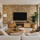 Rustic Rock Brick Wallpaper-2