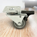 4x 2 Inch Heavy Duty Swivel Castor Wheels 50mm Brake-3