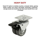 4x 2 Inch Heavy Duty Swivel Castor Wheels 50mm Brake-9