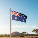 Australian Flag Heavy Duty Woven Spun Poly Australia Flag Metal Clips-1