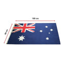 Australian Flag Heavy Duty Woven Spun Poly Australia Flag Metal Clips-10