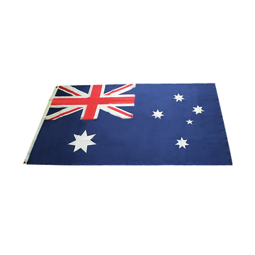 Australian Flag Heavy Duty Woven Spun Poly Australia Flag Metal Clips