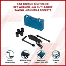 1:58 Torque Multiplier Set Wrench Lug Nut Labour Saving Lugnuts 4 Sockets-2
