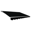 Outdoor Folding Arm Awning Retractable Sunshade Canopy Black 4.0m x 2.5m-1