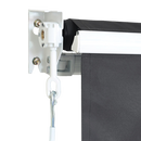 Outdoor Folding Arm Awning Retractable Sunshade Canopy Grey 5.0m x 3.0m-5