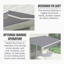 Motorised Outdoor Folding Arm Awning Retractable Sunshade Canopy Grey 3.0m x 2.5m-10