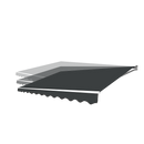 Motorised Outdoor Folding Arm Awning Retractable Sunshade Canopy Grey 5.0m x 2.5m-7