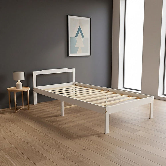 Natural Wooden Bed Frame Home Furniture
