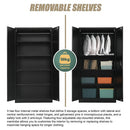 Two-Door Metal Cabinet Shelf Storage for Home Office Gym-5