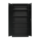 Two-Door Metal Cabinet Shelf Storage for Home Office Gym-11