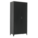 Two-Door Metal Cabinet Shelf Storage for Home Office Gym-1