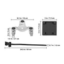 4 X All-purpose Dolly Metal Heavy Duty Furniture Mover Slider Set-15
