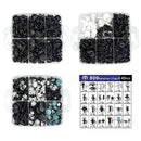 1000PCS Car Retainer Clips Auto Fasteners Push Trim Clips Pin Rivet Bumper Kit-3