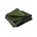 2m x 3m Army Tarp Heavy Duty 400GSM Tarpaulin Canvas Cover Waterproof Sun Blocked-6