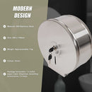 Brushed Stainless Steel Wall Mounted Toilet Paper Towel Dispenser-4