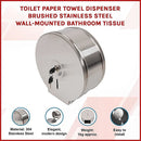Brushed Stainless Steel Wall Mounted Toilet Paper Towel Dispenser-6