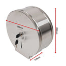 Brushed Stainless Steel Wall Mounted Toilet Paper Towel Dispenser-10