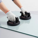 2x20cm 500kg Vacuum Suction Cup Glass Lifter Granite Sucker Pump Lift Heavy Duty-3
