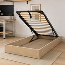 Gas Lift Bed Mechanism – Single Bed Frame with Wooden Slats-2
