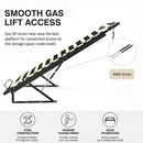 Gas Lift Bed Mechanism – Single Bed Frame with Wooden Slats-7