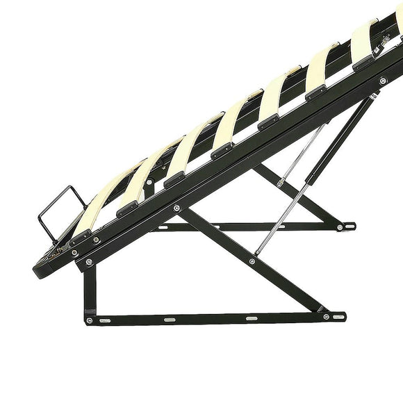 Gas Lift Bed Mechanism – Single Bed Frame with Wooden Slats