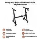 Z-Style Keyboard Stand – Heavy Duty Adjustable Piano Stand for Digital Keyboards & Portable Use-9