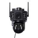 9MP Wireless Solar Camera WIFI Security Outdoor Battery PTZ CCTV Home House V380-6