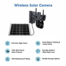 9MP Wireless Solar Camera WIFI Security Outdoor Battery PTZ CCTV Home House V380-10