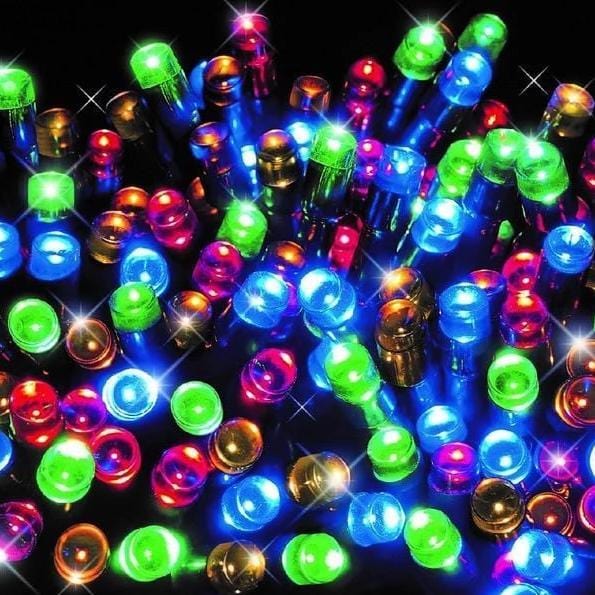 20 LED Lights - Battery Operated available in 2 Colors - Multicolor - 0