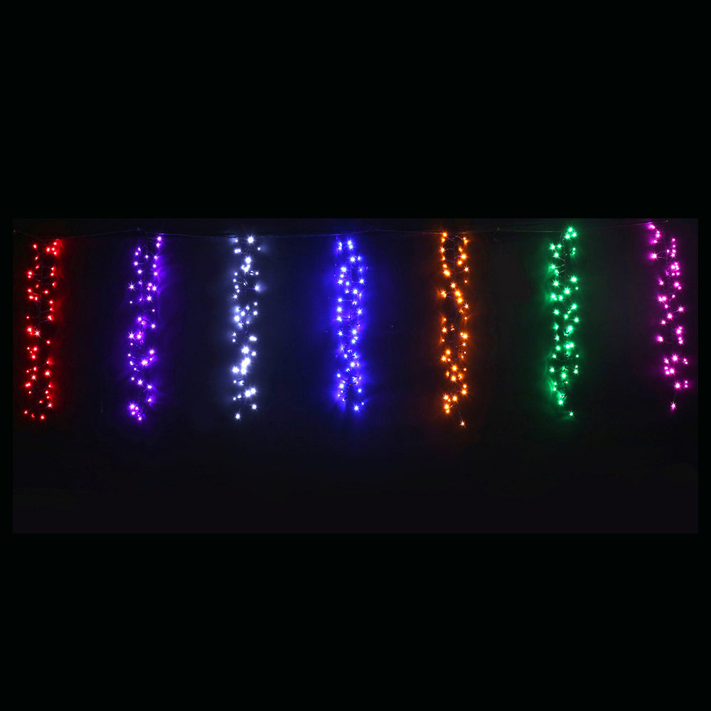 LED Rainbow Cluster Strand Lights Digital