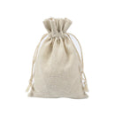 10-Piece Cotton Linen Drawstring Gift Bags-1