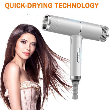 Strong Wind Hair Dryer with Blue Light & Anion Technology - 0